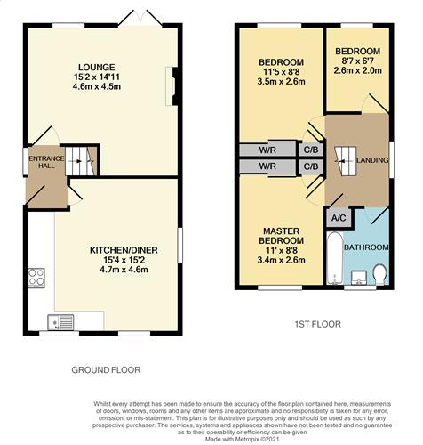 3 bedroom property for sale - floorplan