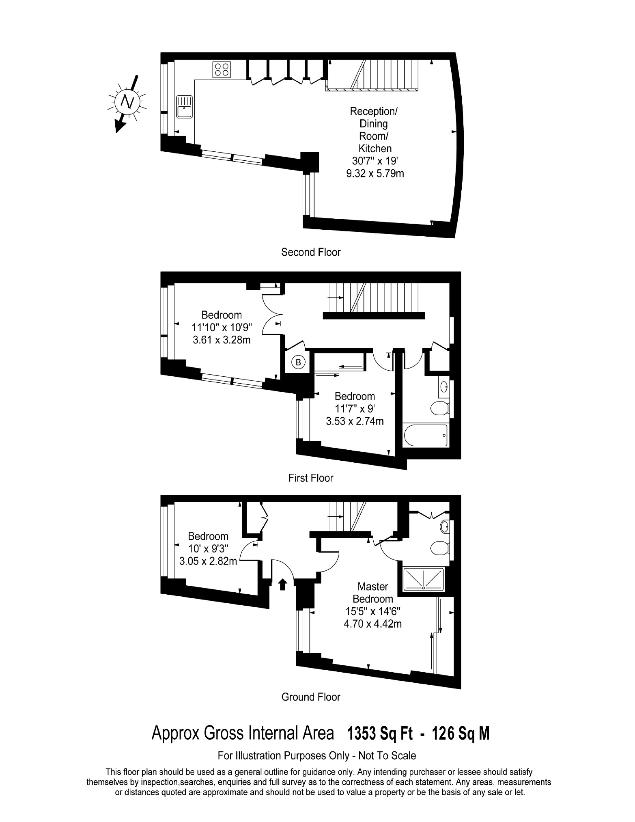 4 bedroom property for sale - floorplan