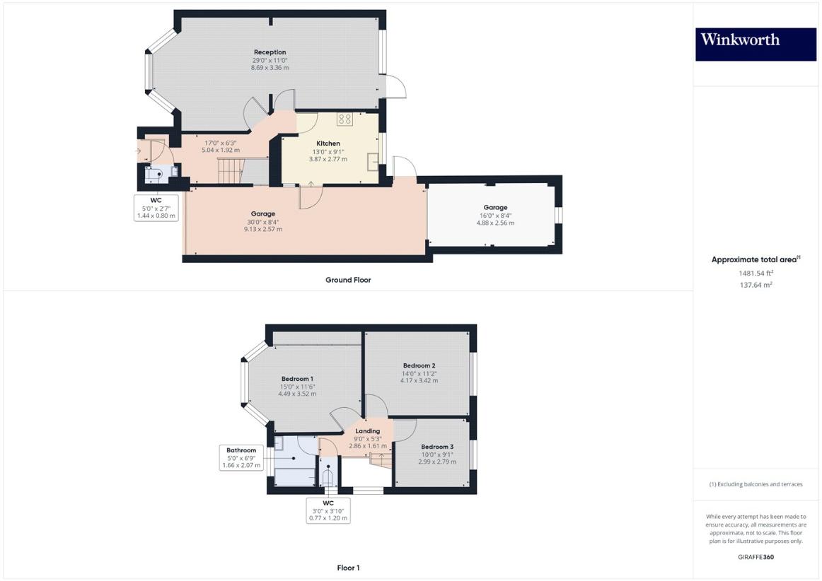 3 bedroom property for sale - floorplan