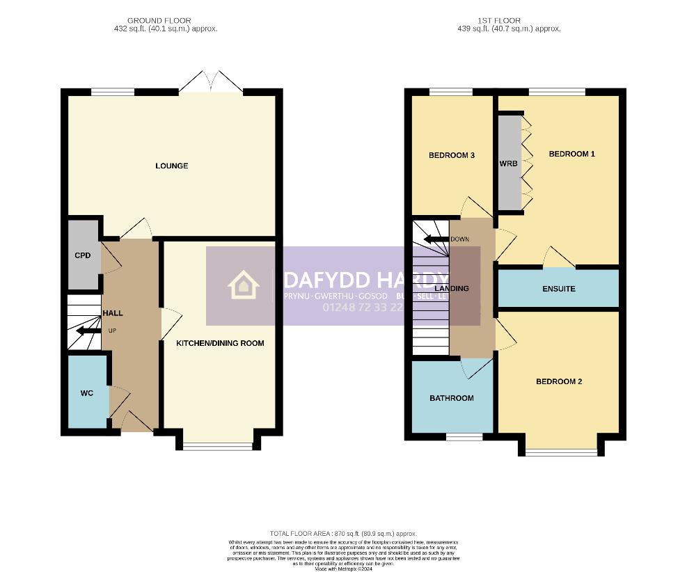 3 bedroom property for sale - floorplan