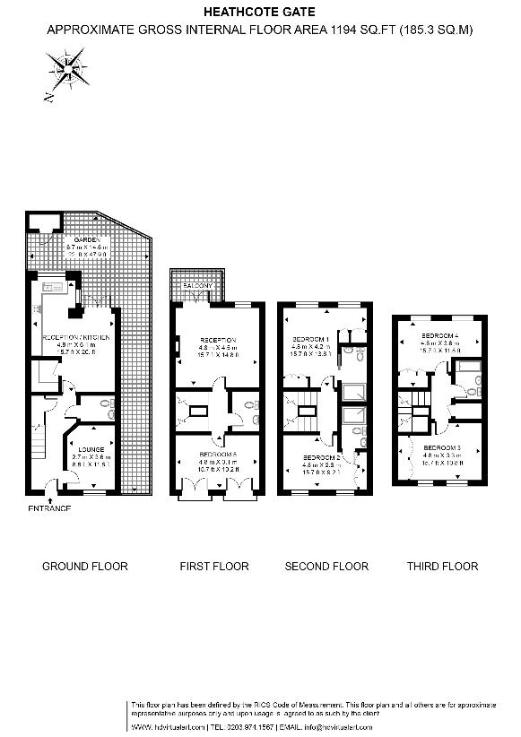 5 bedroom property for sale - floorplan