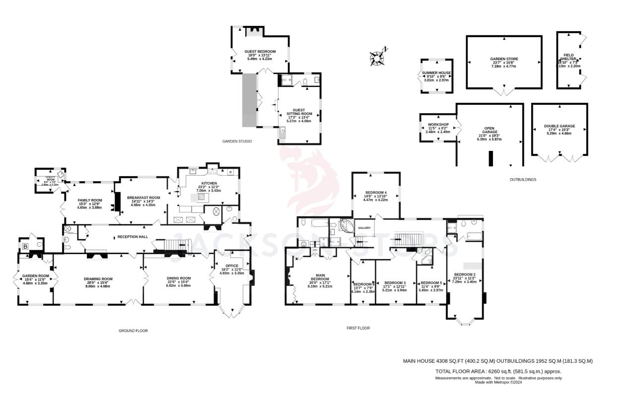 6 bedroom property for sale - floorplan