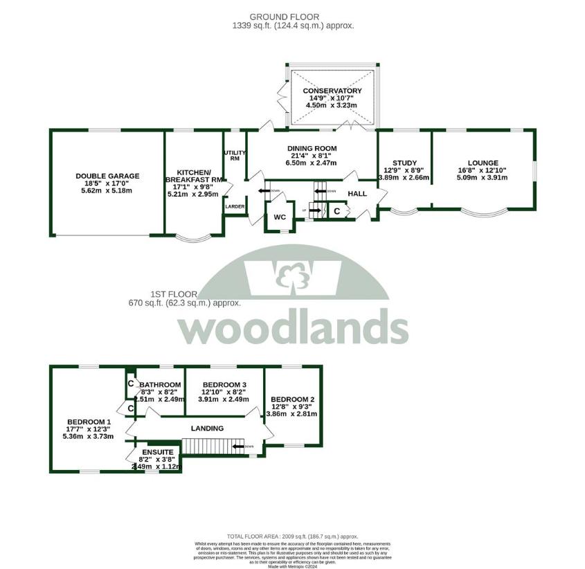 3 bedroom detached house for sale - floorplan