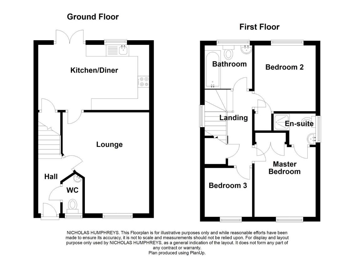 3 bedroom detached house for sale - floorplan