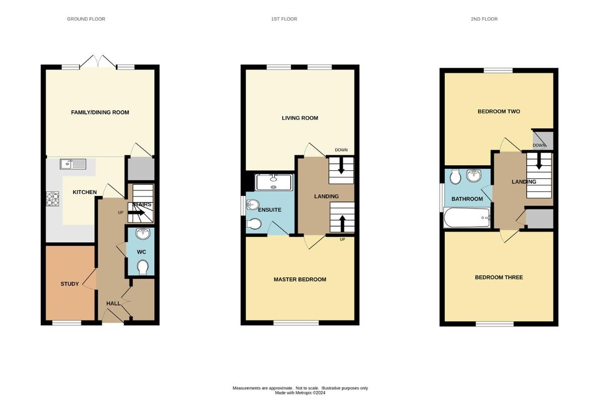 4 bedroom town house for sale - floorplan