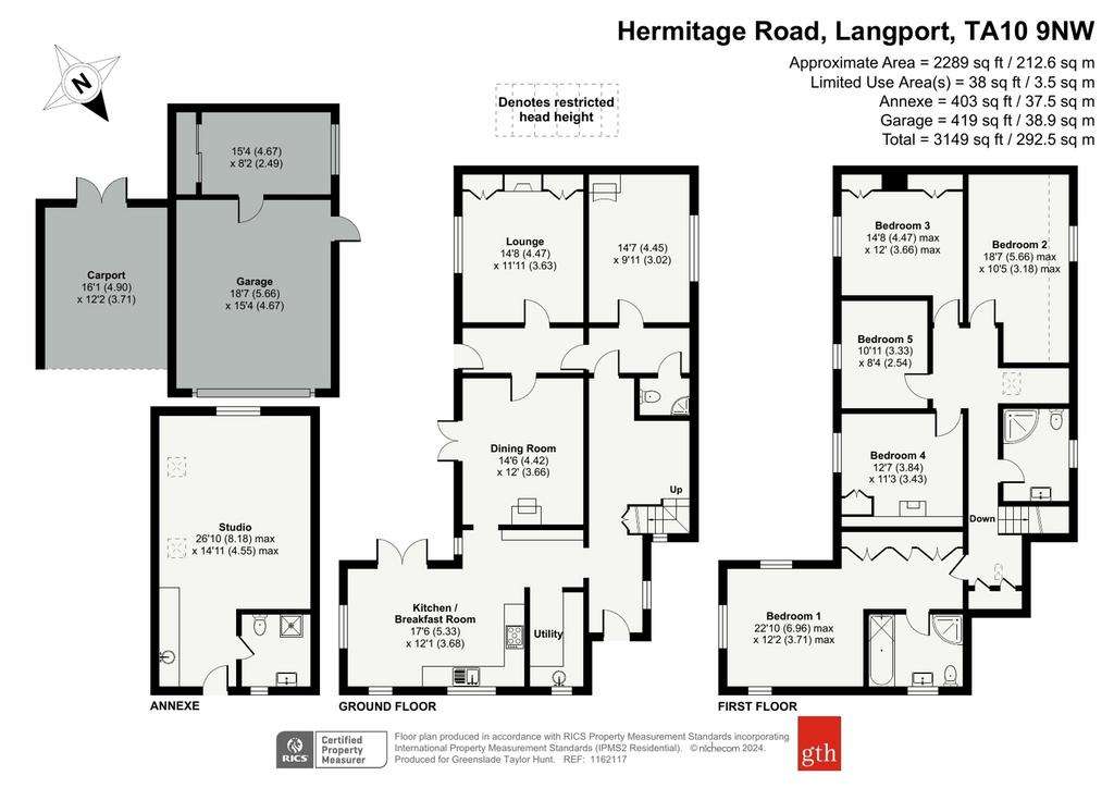 5 bedroom detached house for sale - floorplan