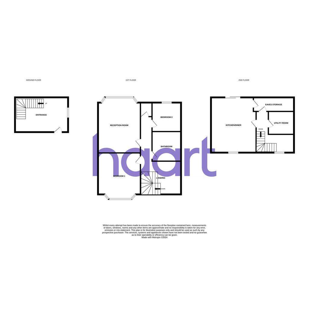 2 bedroom maisonette for sale - floorplan