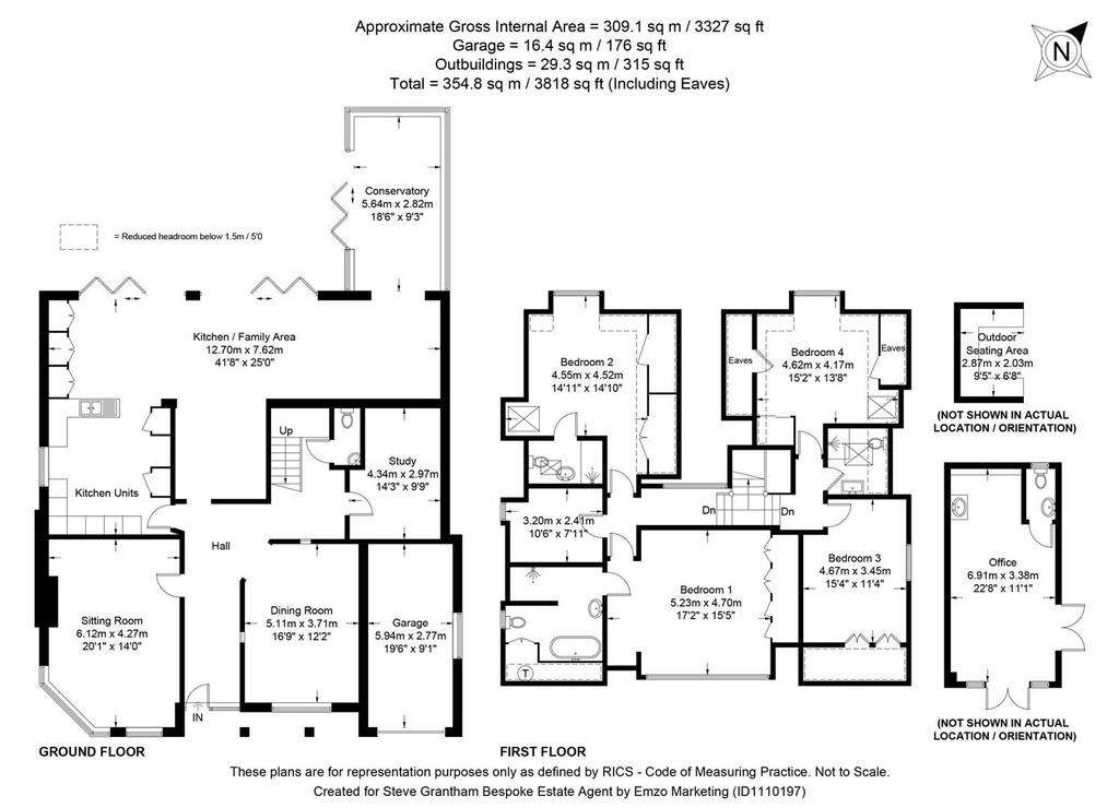 5 bedroom detached house for sale - floorplan