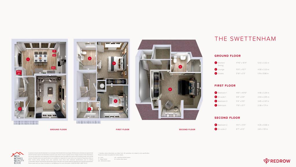 3 bedroom semi-detached house for sale - floorplan