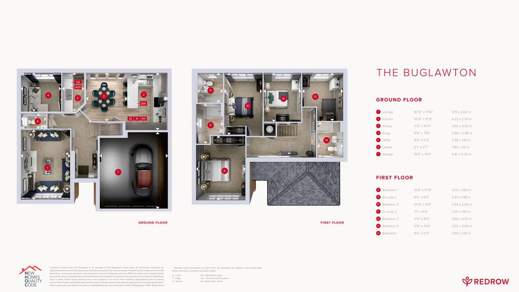 4 bedroom detached house for sale - floorplan