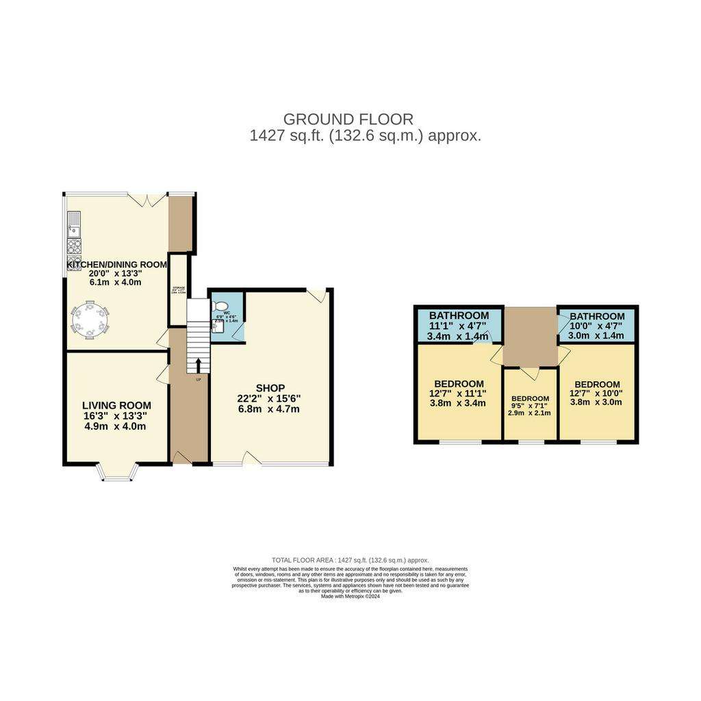 3 bedroom detached house for sale - floorplan