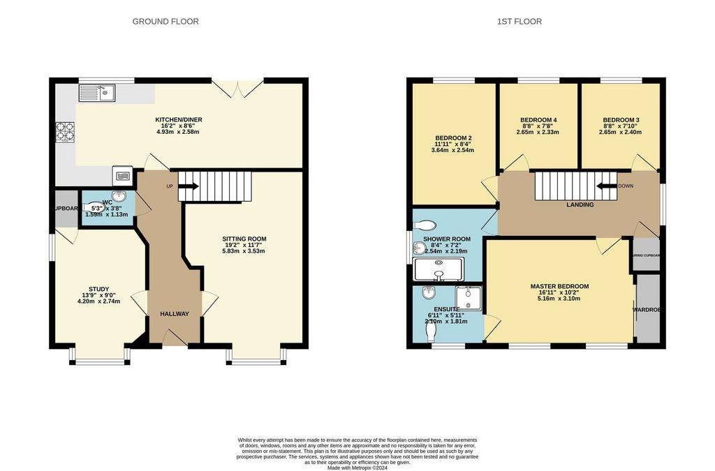 4 bedroom detached house for sale - floorplan