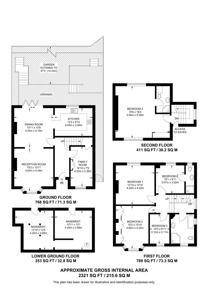 5 bedroom house to rent - floorplan