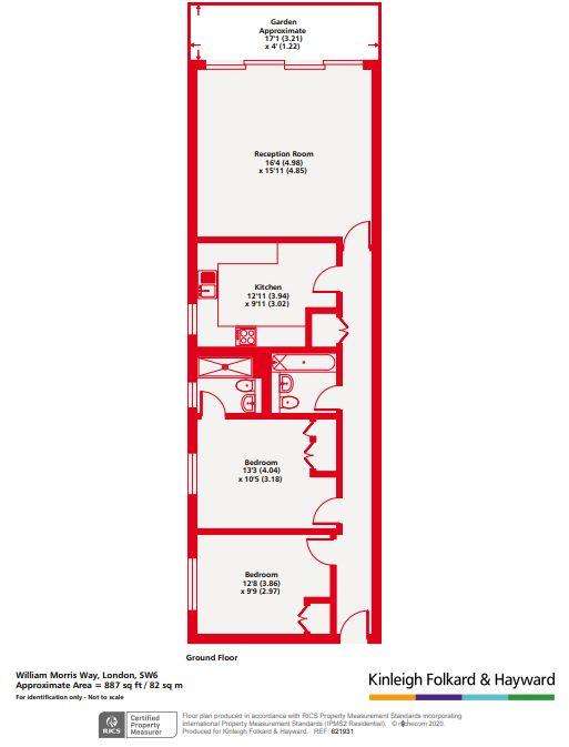 2 bedroom flat for sale - floorplan