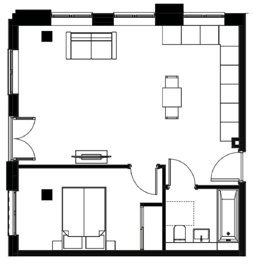 1 bedroom flat for sale - floorplan