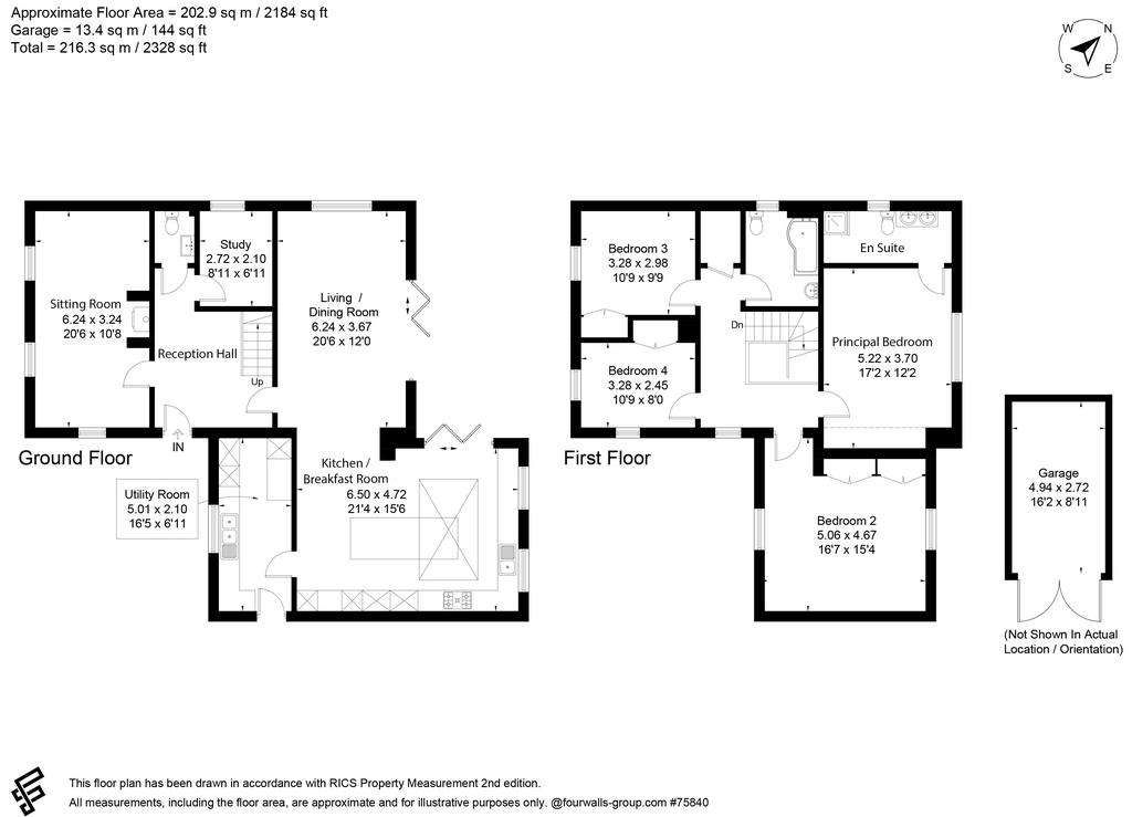 4 bedroom detached house for sale - floorplan