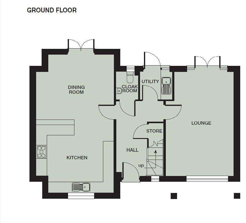 4 bedroom detached house for sale - floorplan