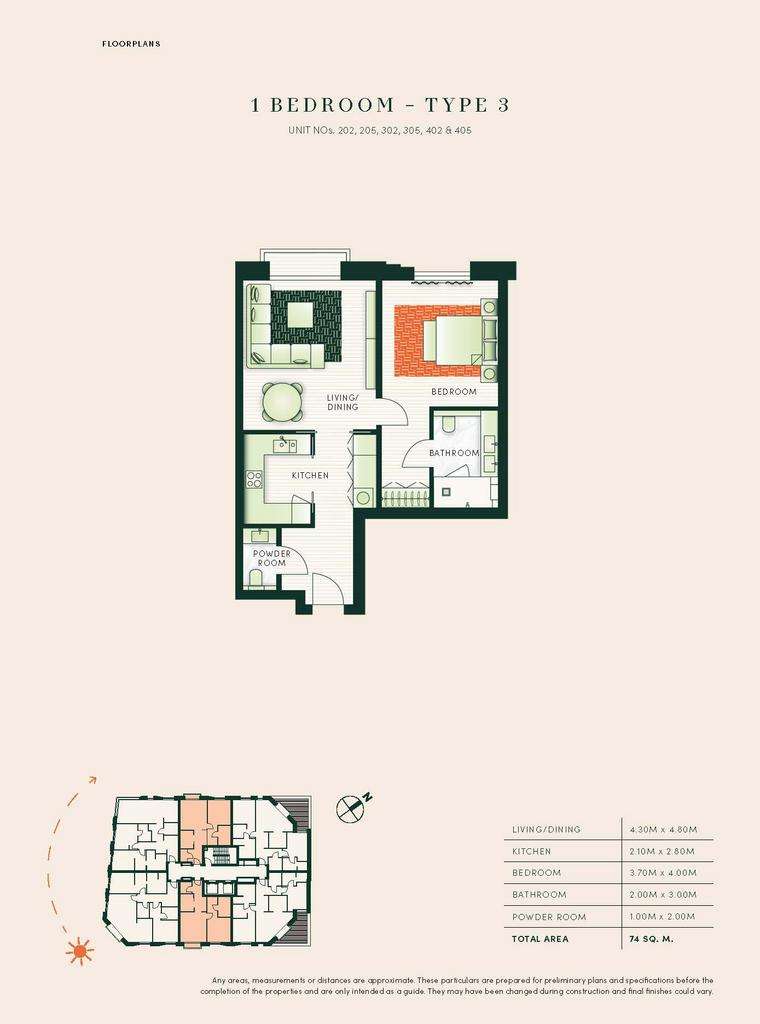 1 bedroom flat for sale - floorplan