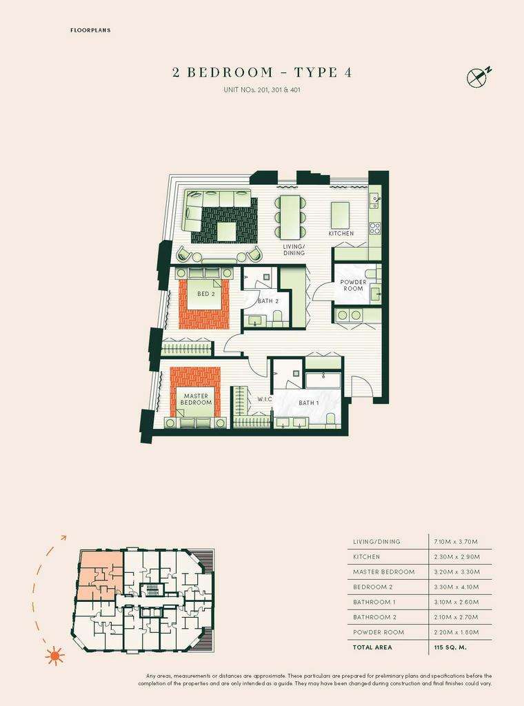 2 bedroom flat for sale - floorplan