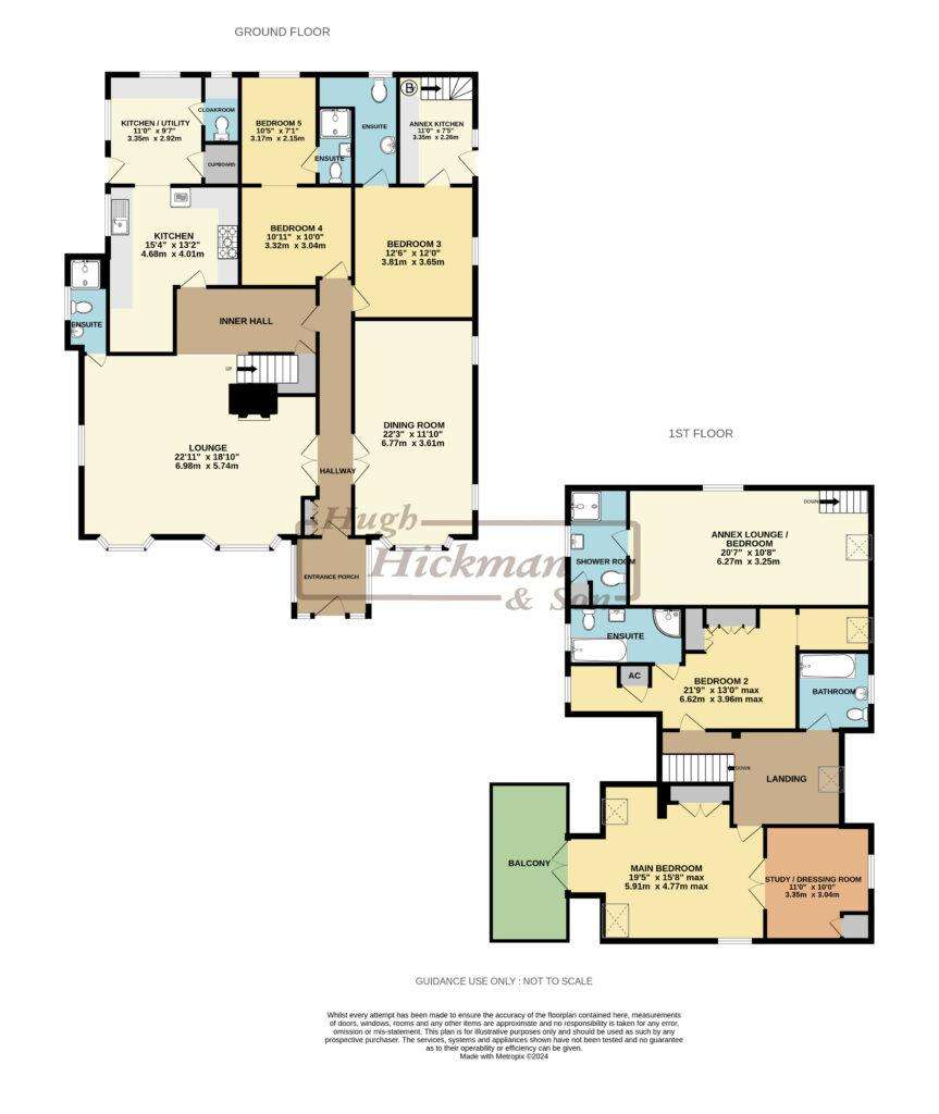 5 bedroom detached house for sale - floorplan