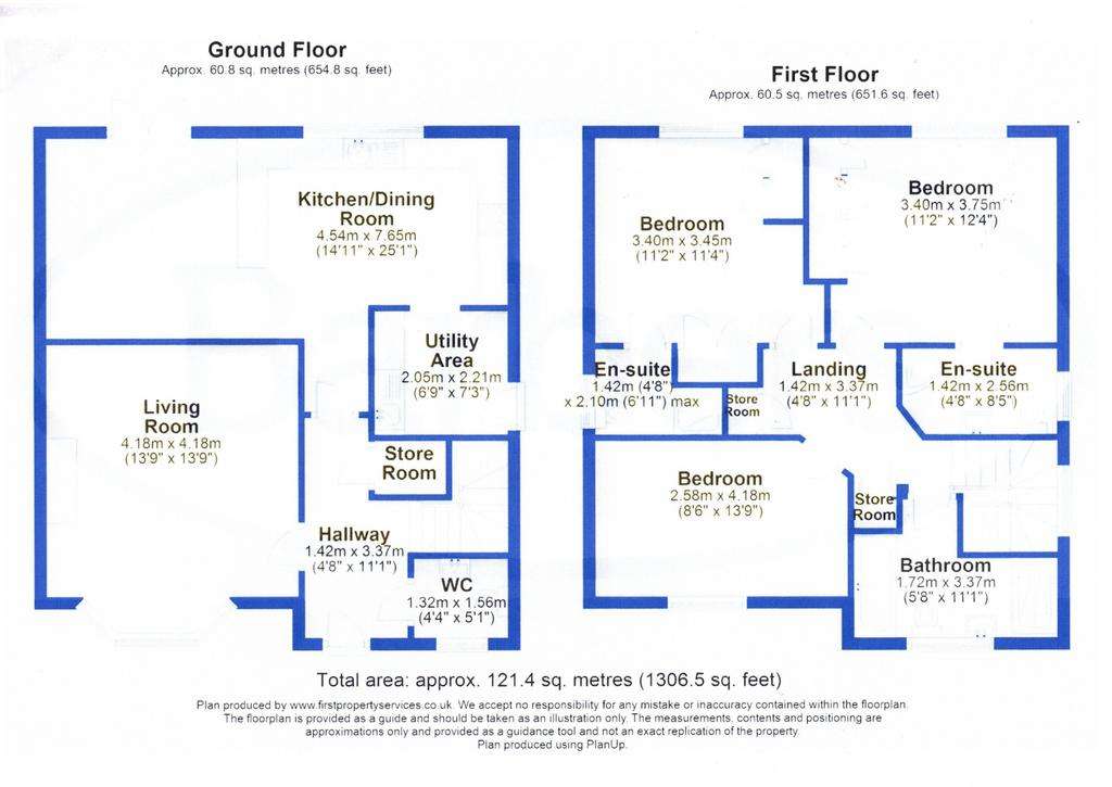 3 bedroom detached house for sale - floorplan