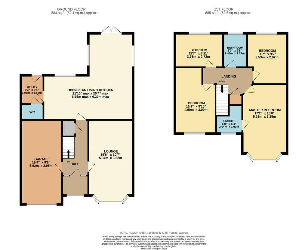 4 bedroom detached house for sale - floorplan