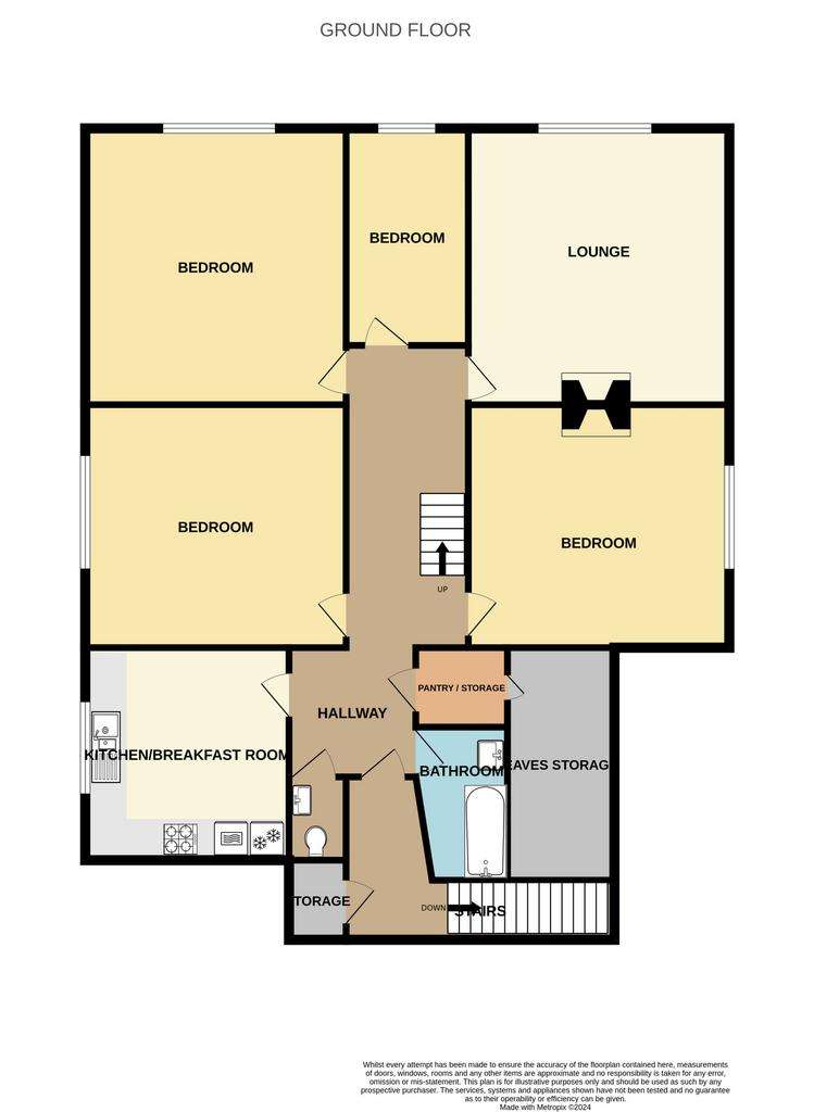 4 bedroom flat to rent - floorplan