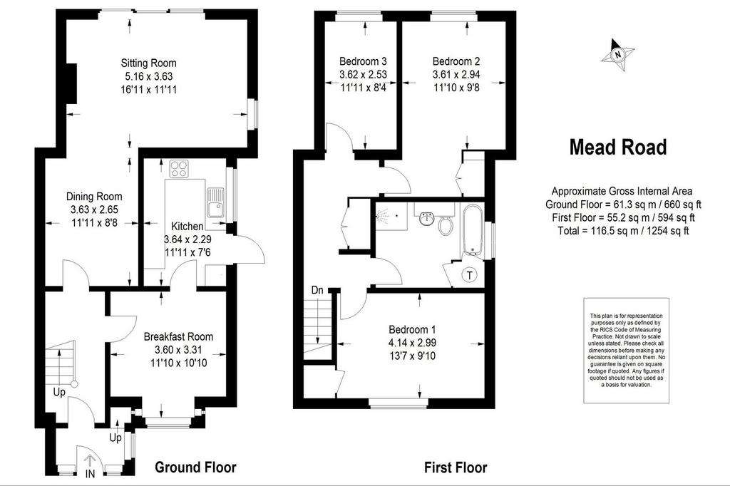 3 bedroom semi-detached house for sale - floorplan