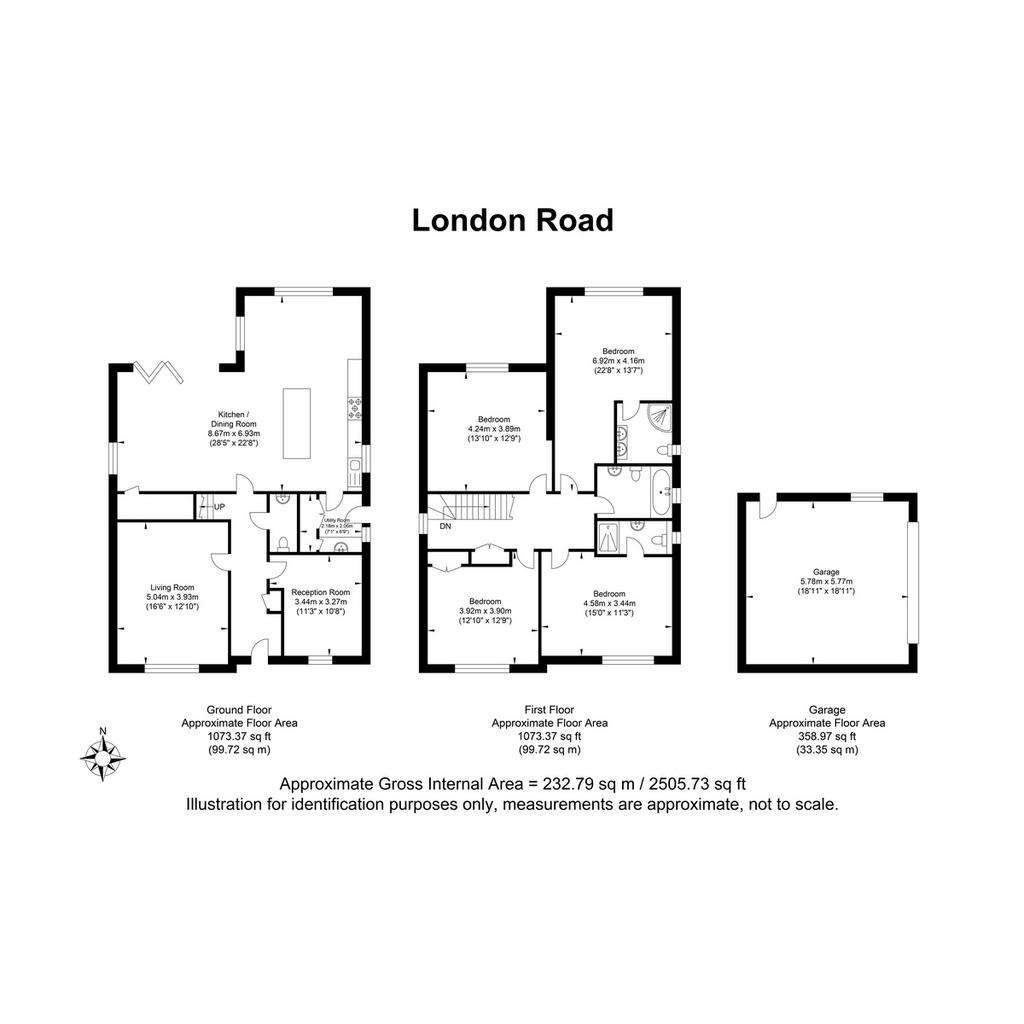 4 bedroom detached house for sale - floorplan