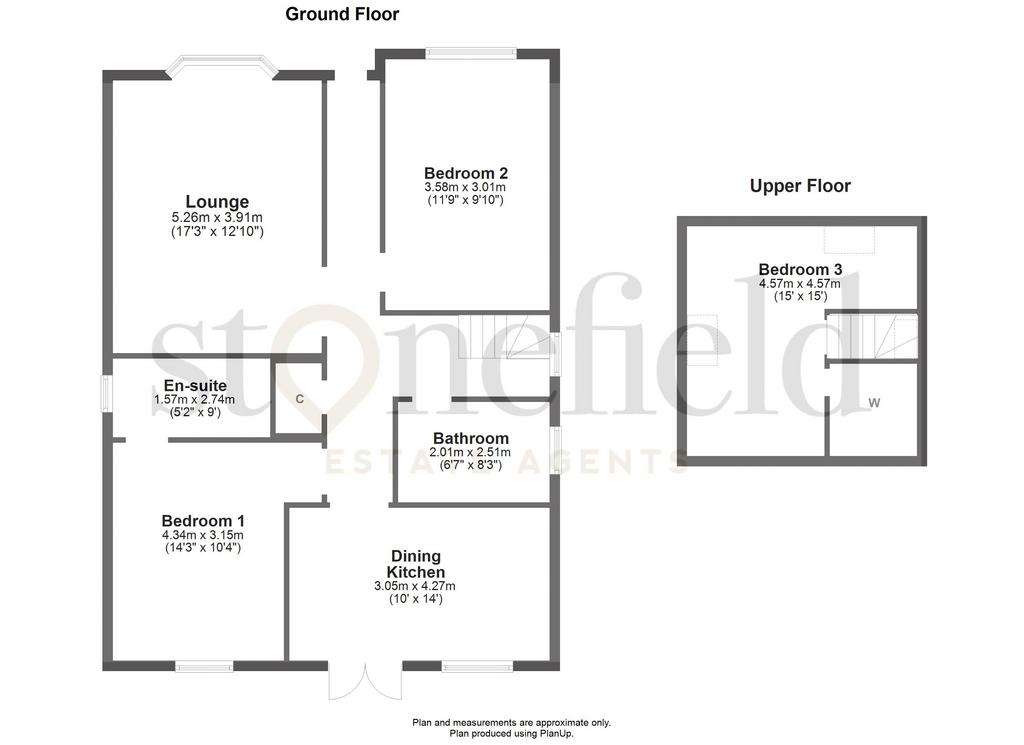 3 bedroom detached bungalow for sale - floorplan