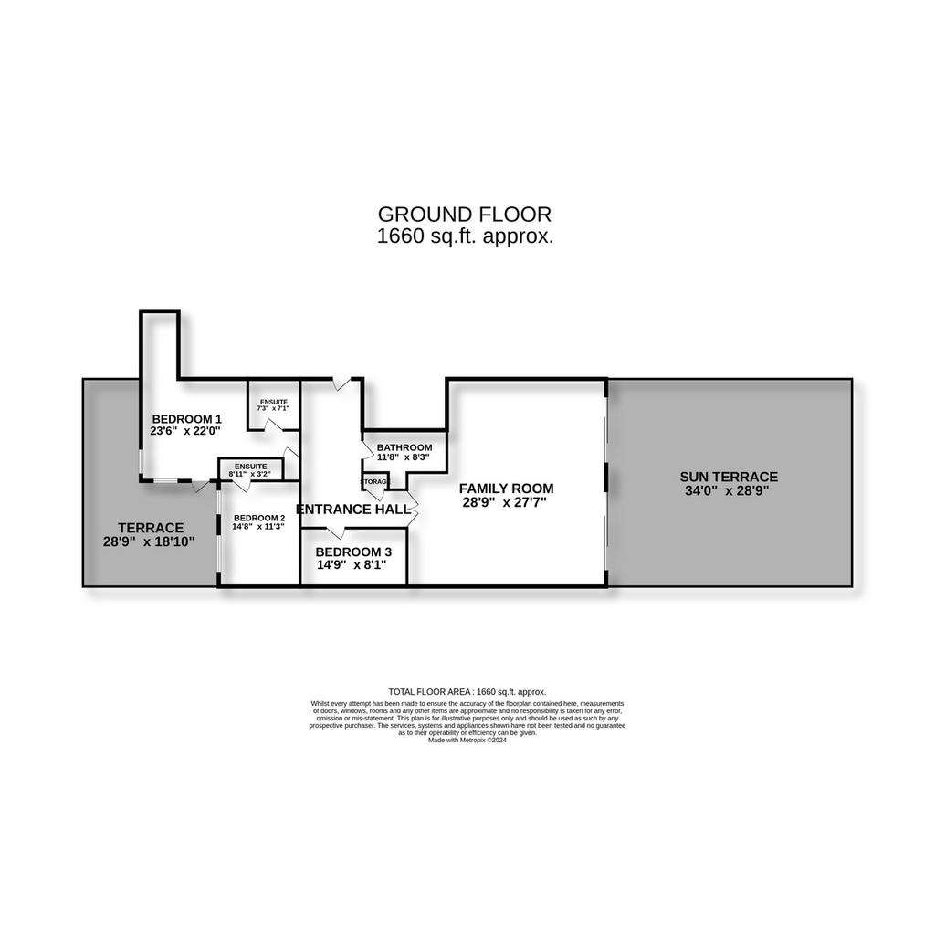 3 bedroom flat for sale - floorplan