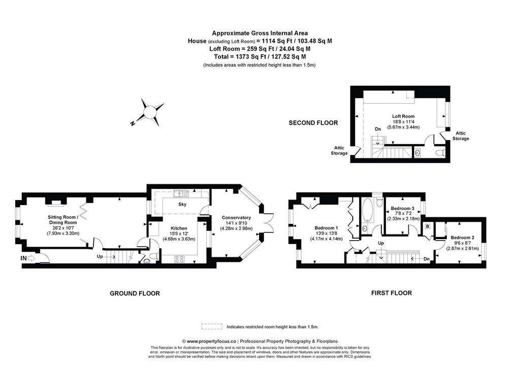 4 bedroom semi-detached house to rent - floorplan