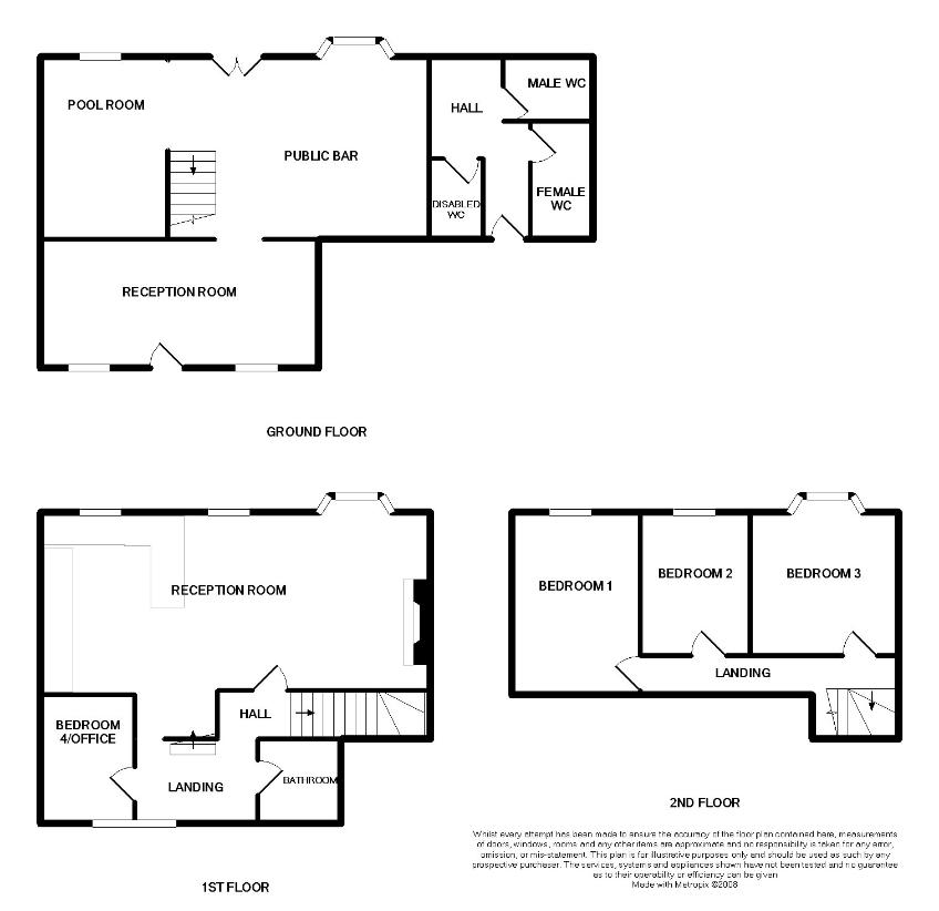 3 bedroom property for sale - floorplan