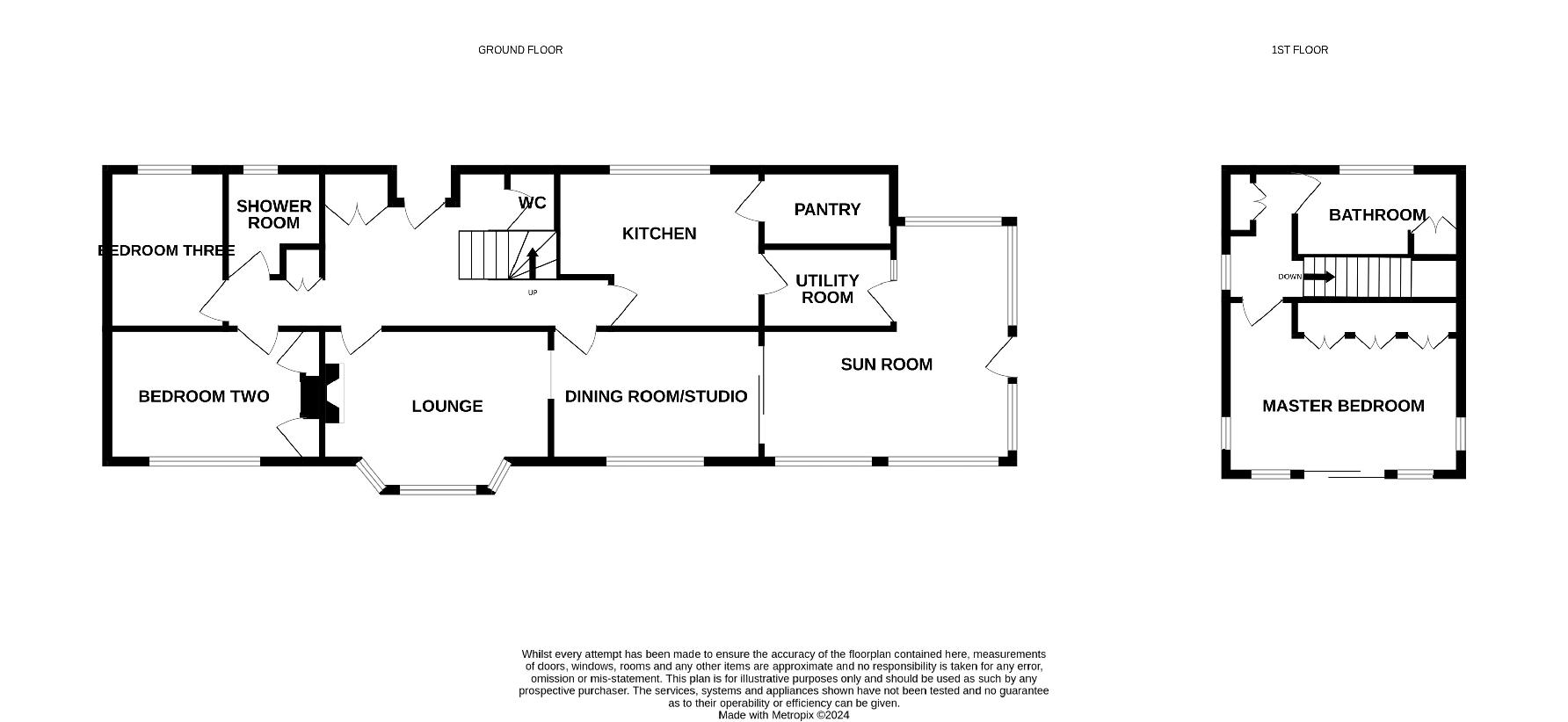 3 bedroom property for sale - floorplan