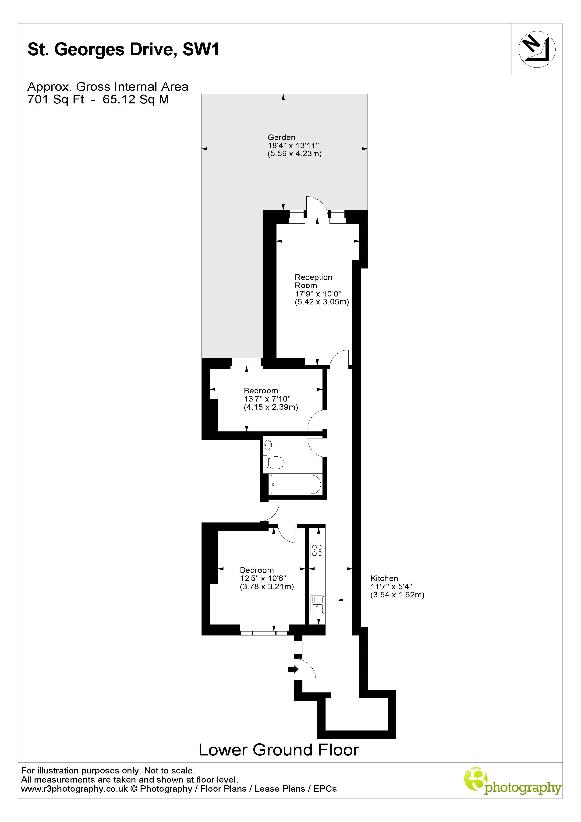 2 bedroom flat for sale - floorplan