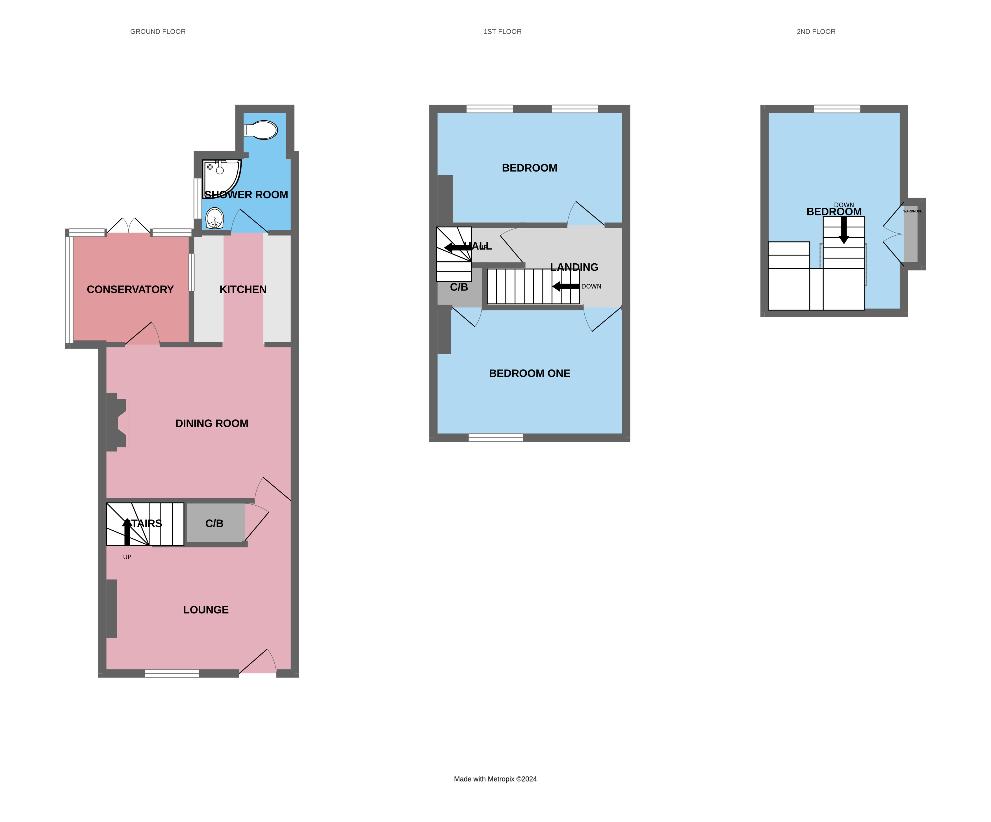 3 bedroom property for sale - floorplan