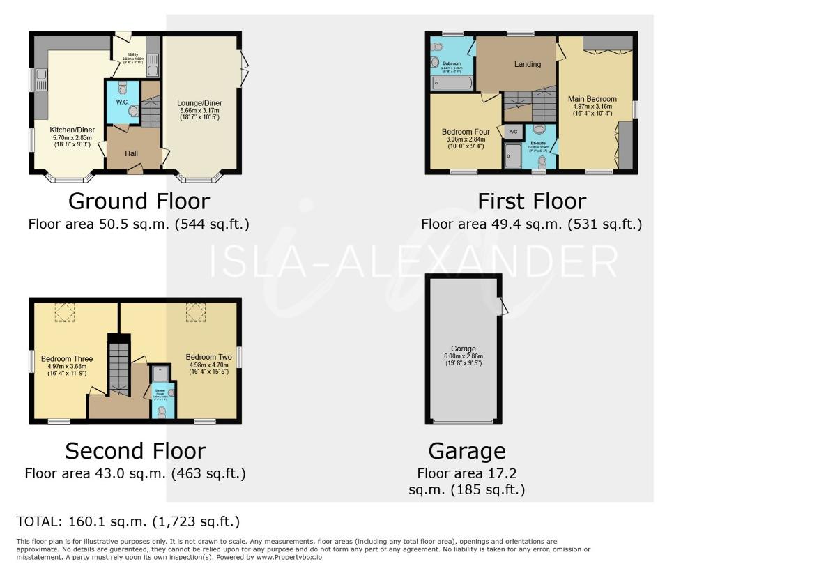 4 bedroom detached house for sale - floorplan