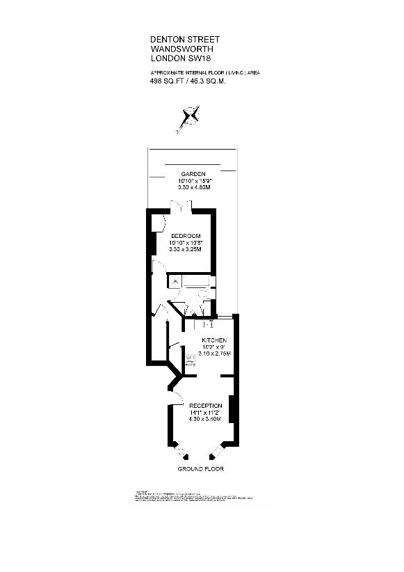 1 bedroom flat for sale - floorplan