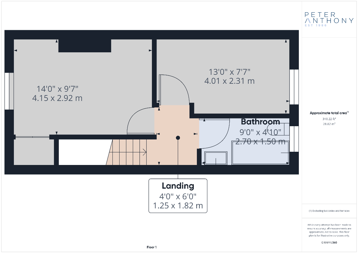 2 bedroom property for sale - floorplan