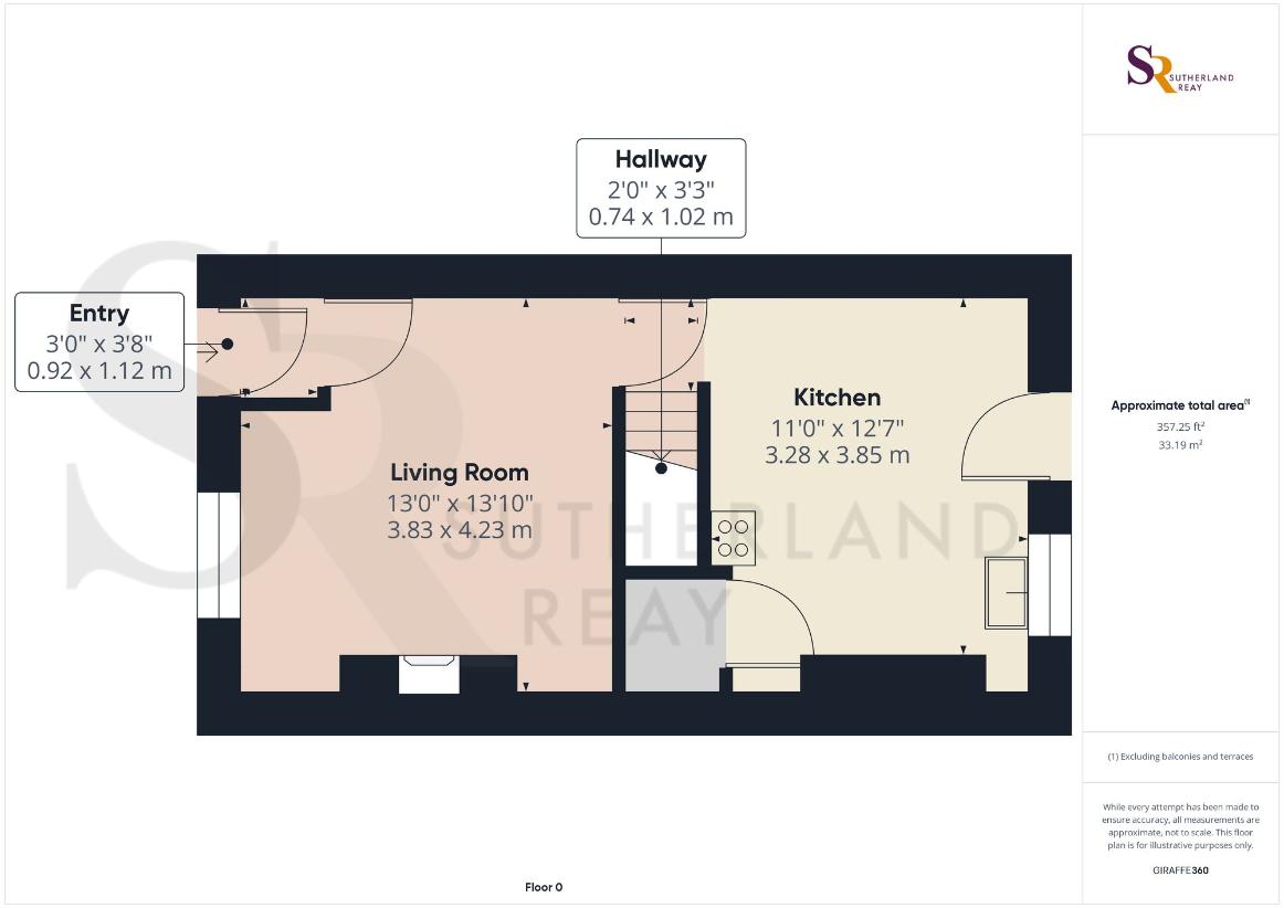 2 bedroom cottage for sale - floorplan