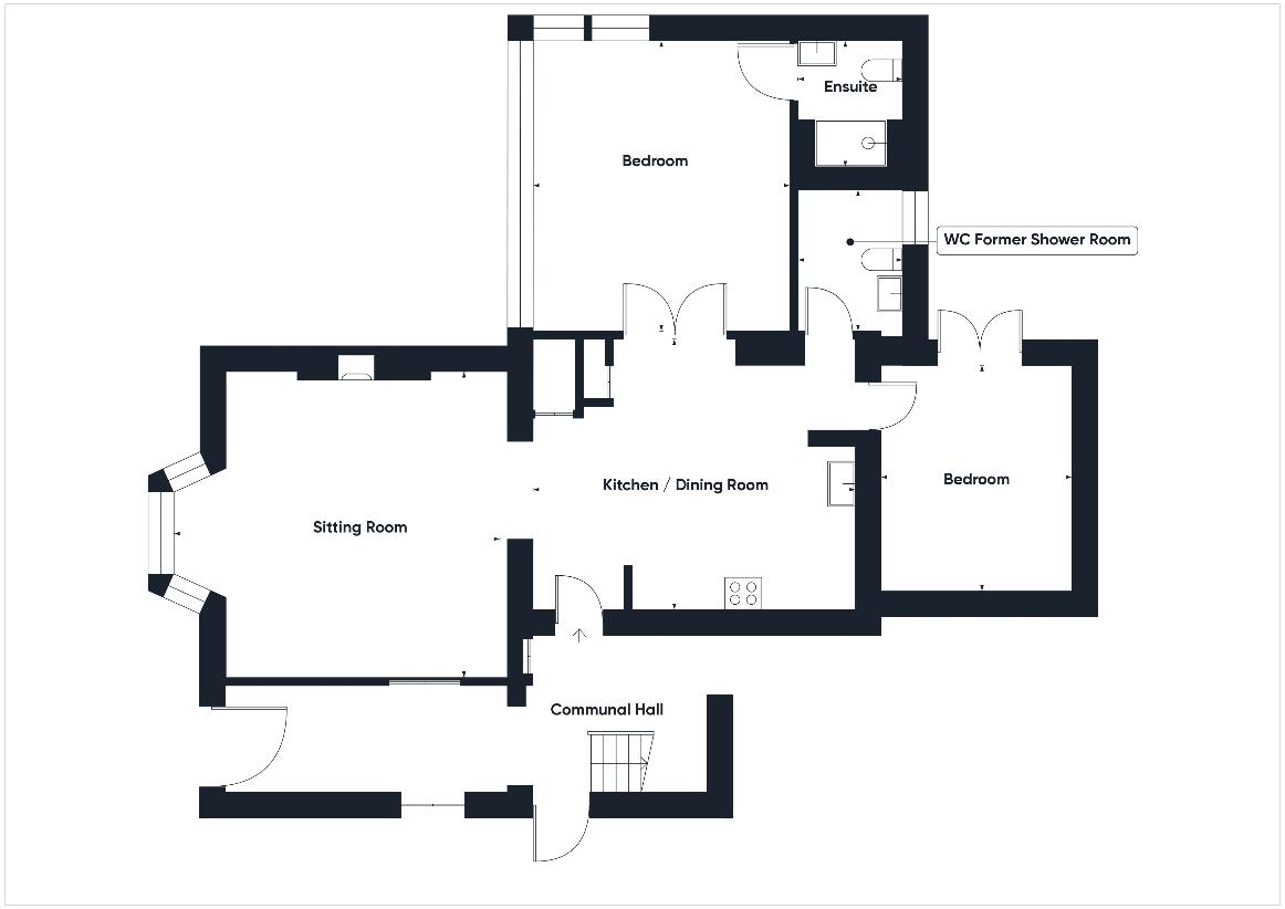 2 bedroom flat for sale - floorplan