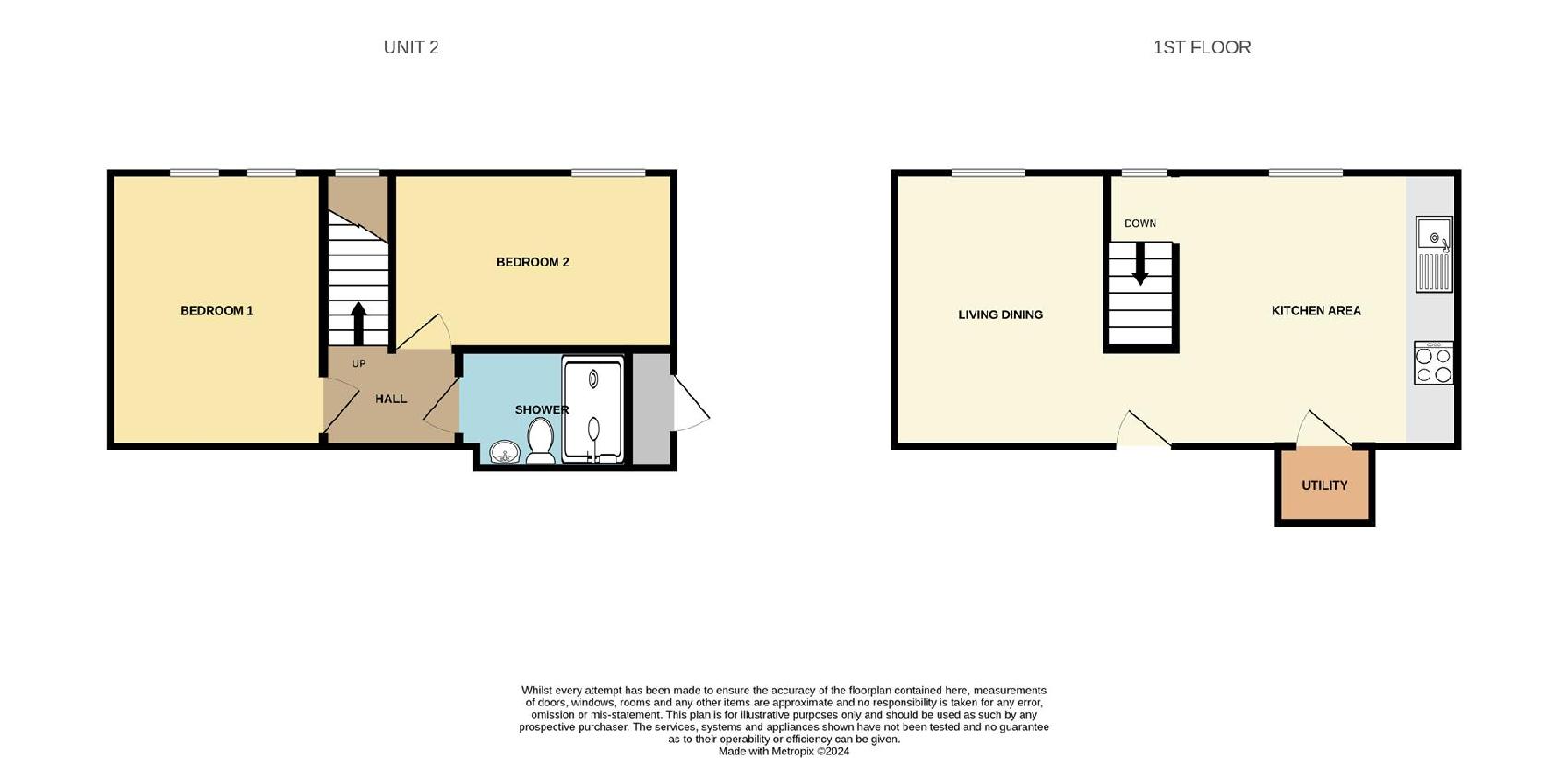 2 bedroom flat for sale - floorplan