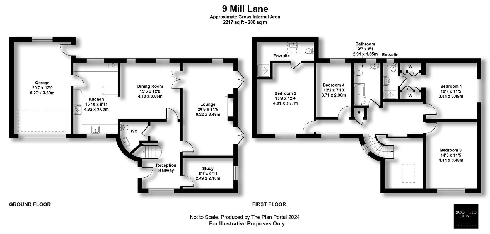 4 bedroom detached house for sale - floorplan