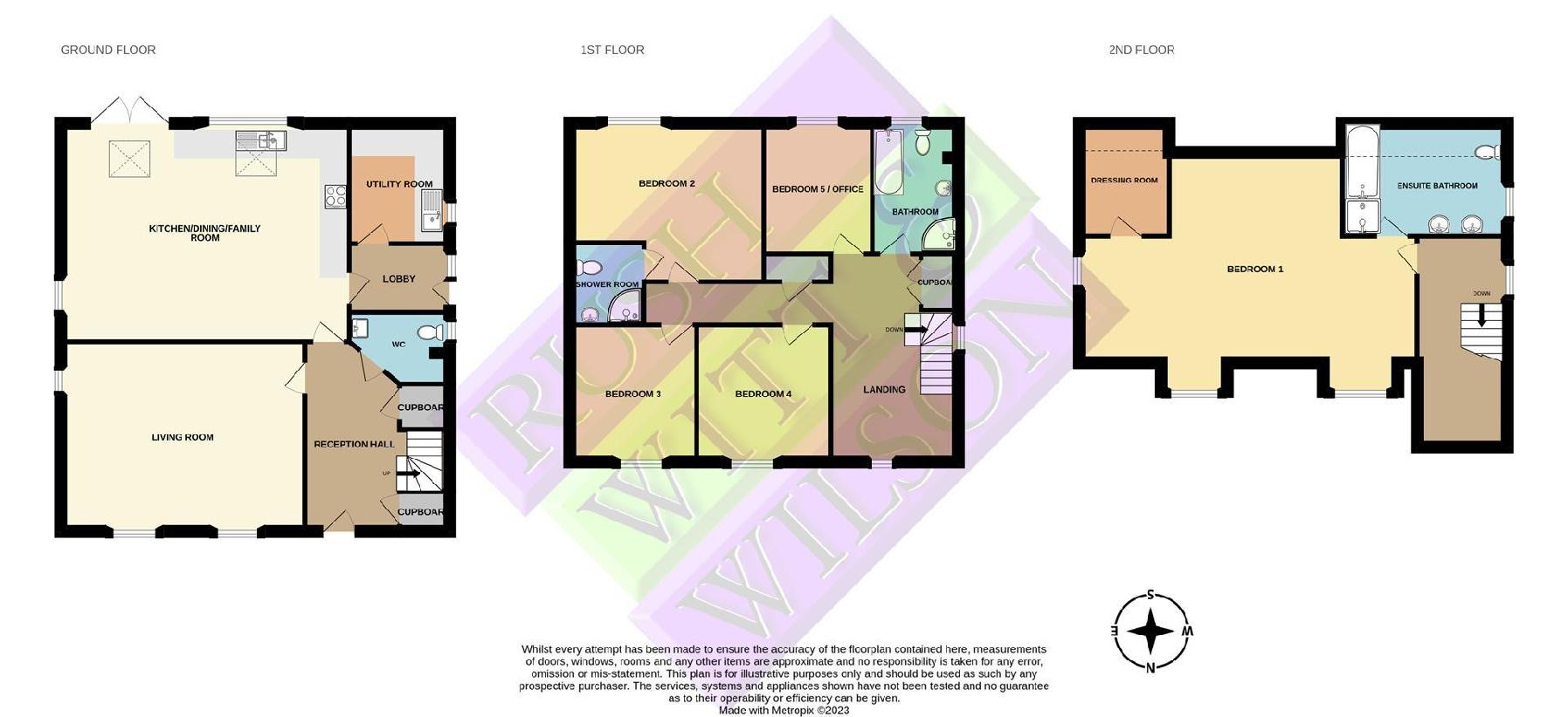 5 bedroom detached house for sale - floorplan