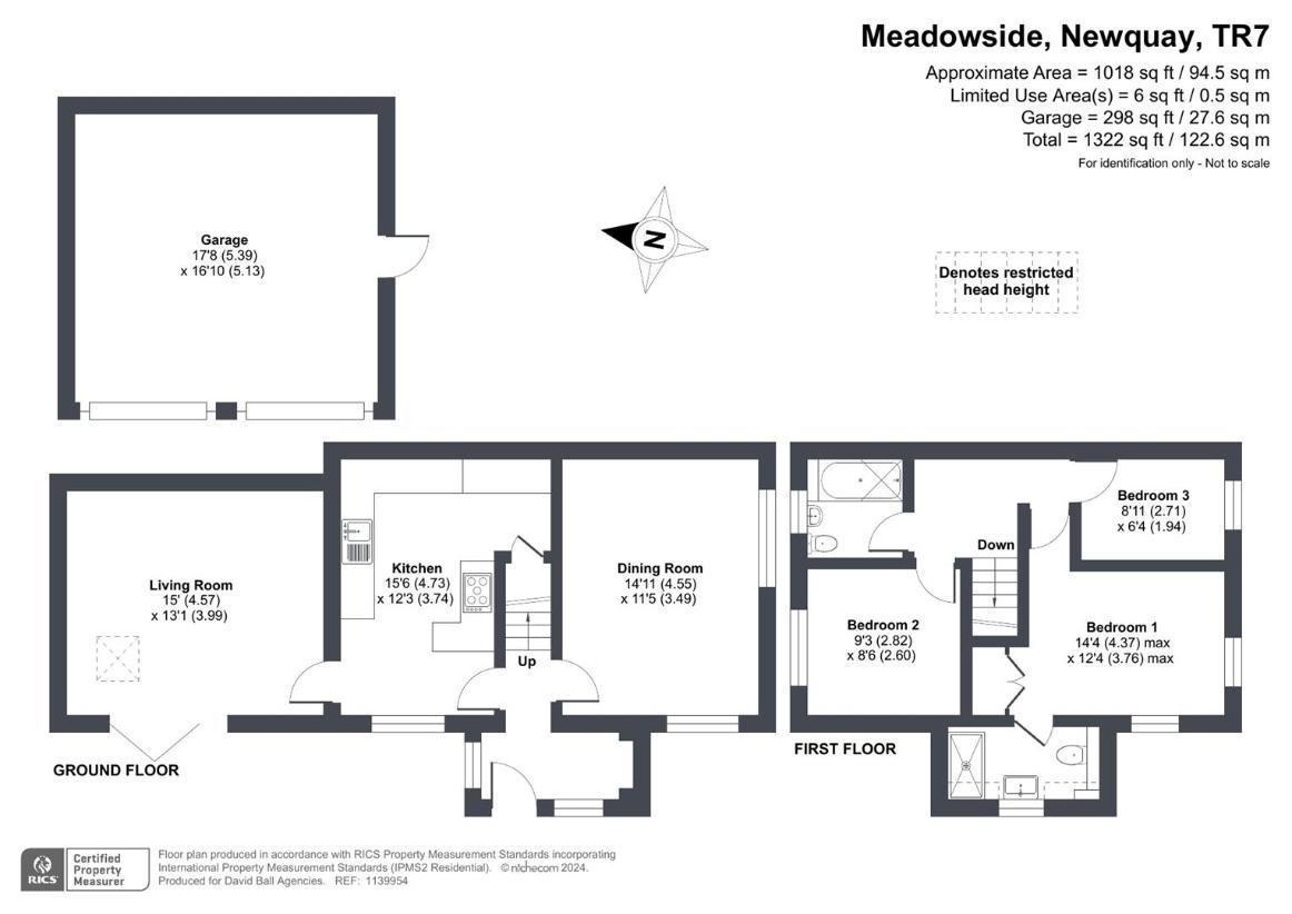 3 bedroom semi-detached house for sale - floorplan