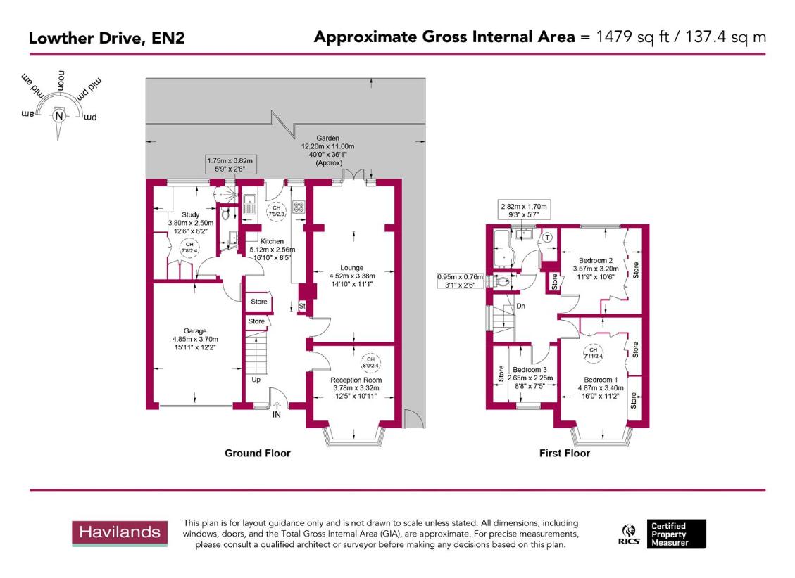 3 bedroom detached house for sale - floorplan