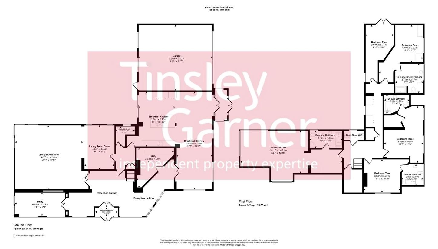 5 bedroom detached house for sale - floorplan