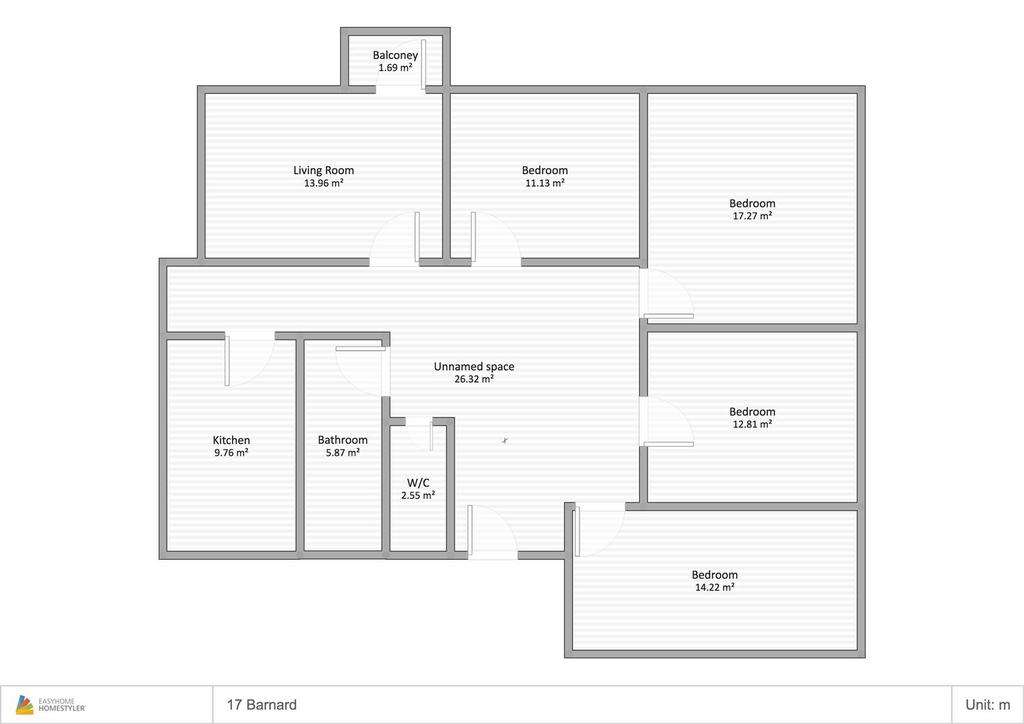 5 bedroom flat to rent - floorplan