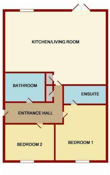 2 bedroom flat for sale - floorplan