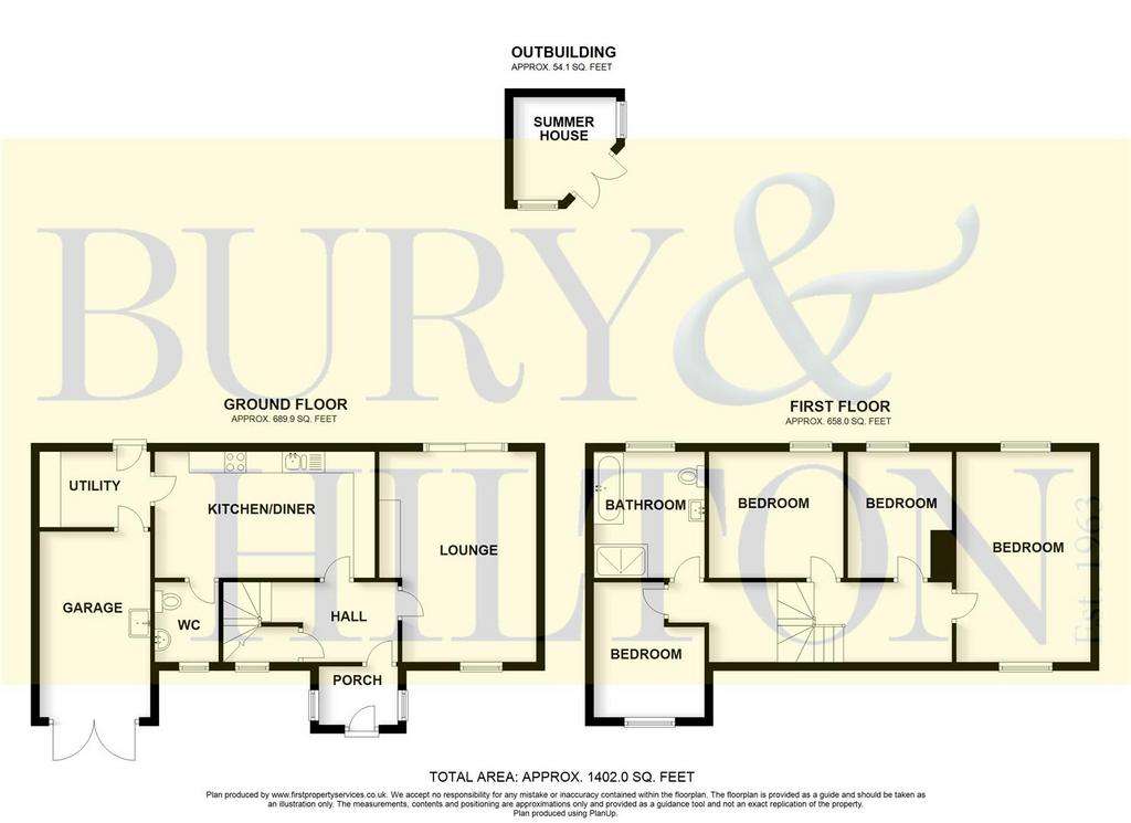 4 bedroom semi-detached house for sale - floorplan